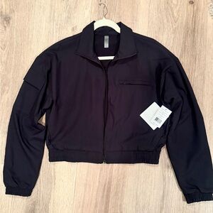 Brand New-Beyond Yoga Black Windbreaker Jacket